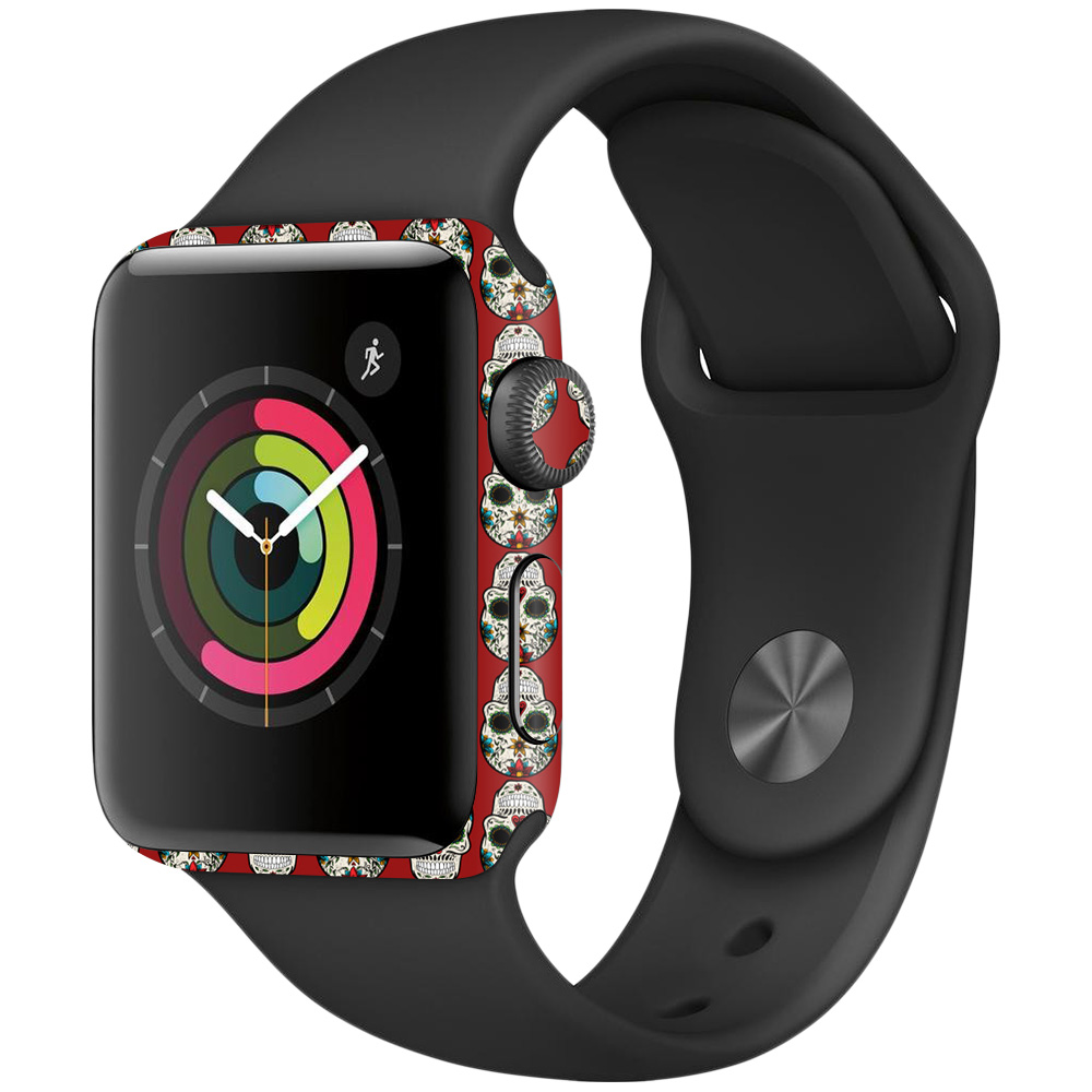 Picture of MightySkins APW382-Sugar Skull Skin for Apple Watch Series 2 38 mm - Sugar Skull