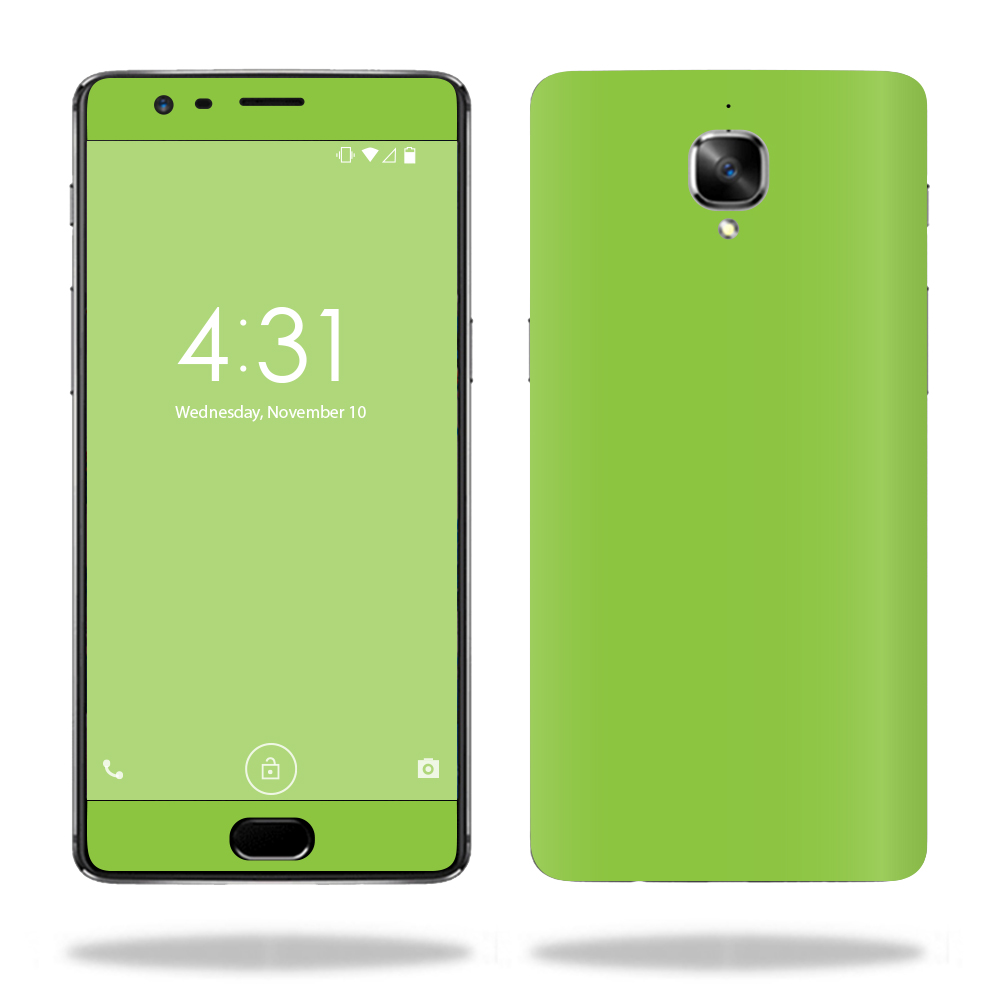 MightySkins ONPLUS3-Solid Lime Green