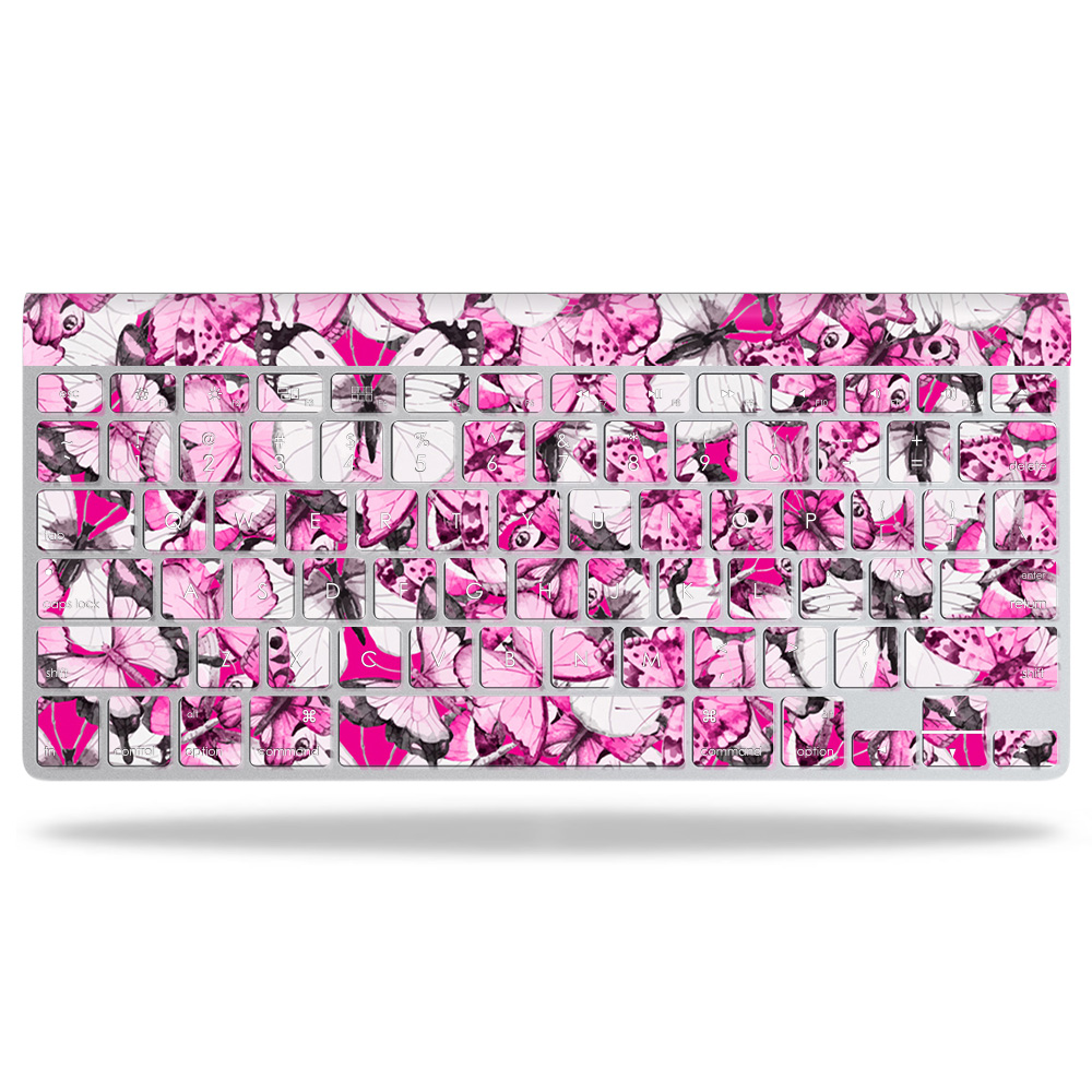 Picture of MightySkins APWIKEY-Butterflies Skin for Apple Wireless Keyboard - Butterflies