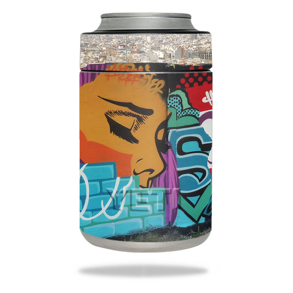Picture of MightySkins YERAMCOL-Graffiti Skyline Skin for Yeti Colster - Graffiti Skyline