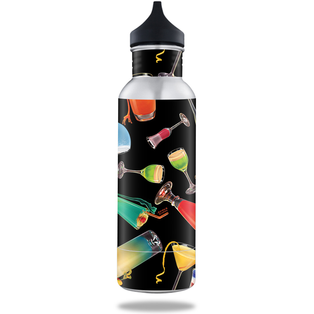 Picture of MightySkins BOKE12ST-Cocktail Therapy Skin for 12 oz Standard Keeper Bottle - Cocktail Therapy