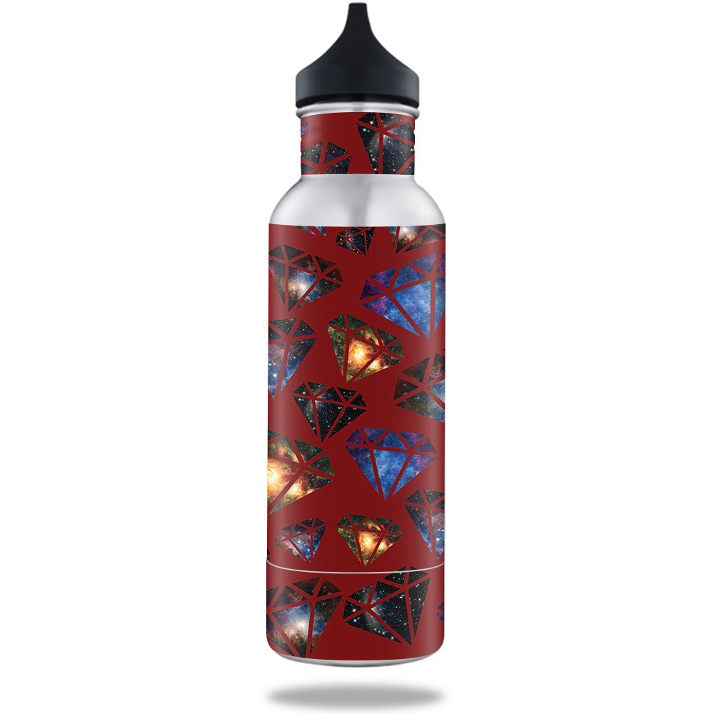 Picture of MightySkins BOKE12ST-Diamond Galaxy Skin for 12 oz Standard Keeper Bottle - Diamond Galaxy