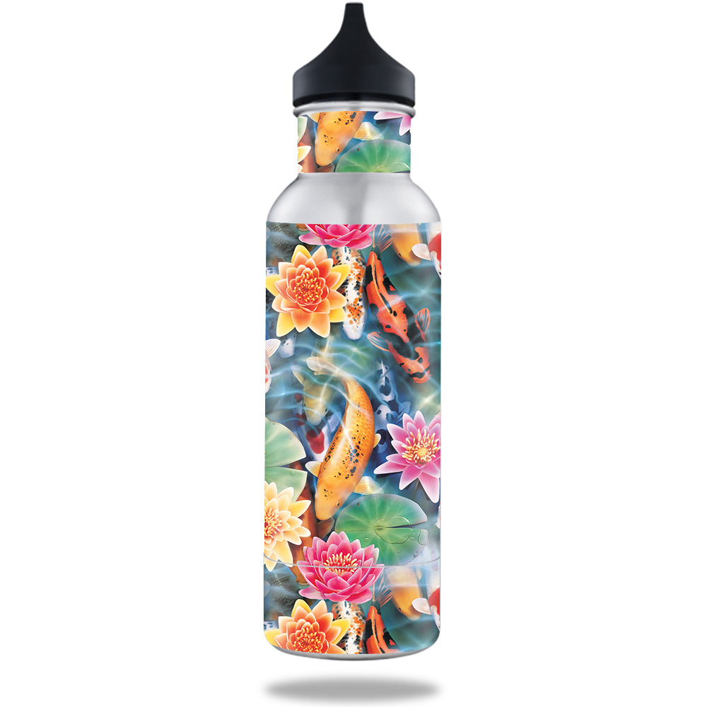 Picture of MightySkins BOKE12ST-Koi Pond Skin for 12 oz Standard Keeper Bottle - Koi Pond