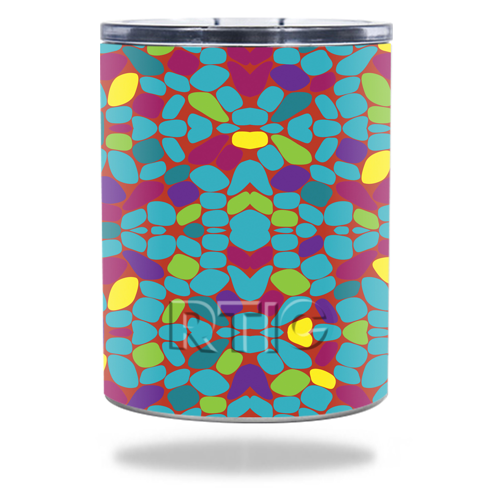 Picture of MightySkins RTLOW10-Bright Stones Skin for RTIC Lowball 10 oz 2016 Wrap Cover Sticker - Bright Stones