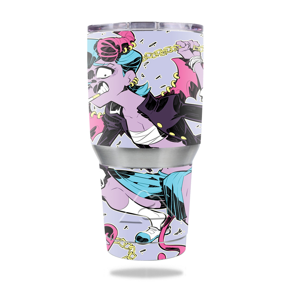 Picture of MightySkins OZTUM30-Demon Chick Skin for Ozark Trail 30 oz Tumbler - Demon Chick