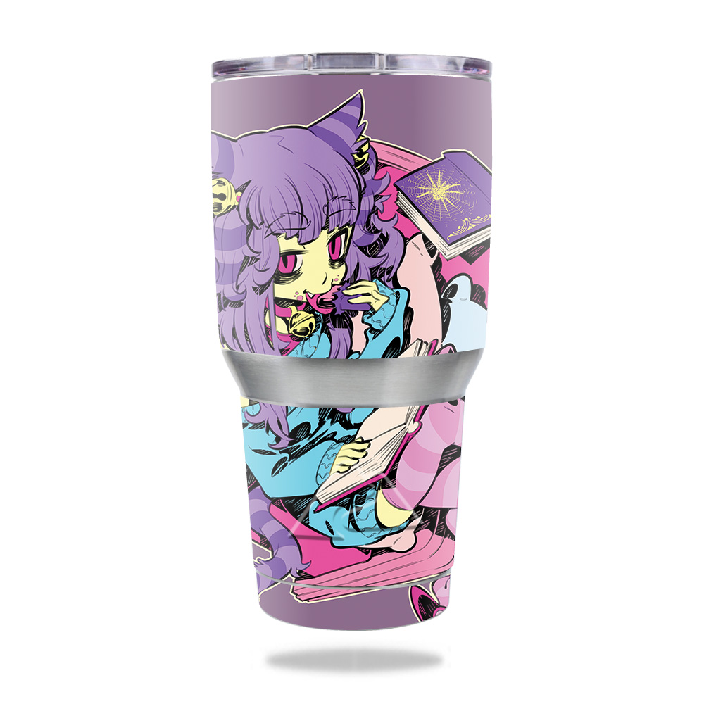 Picture of MightySkins OZTUM30-Feline Girl Skin for Ozark Trail 30 oz Tumbler - Feline Girl