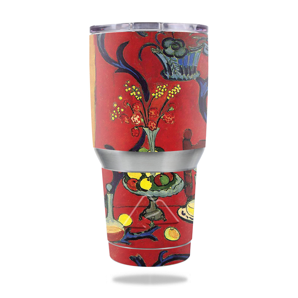 Picture of MightySkins OZTUM30-Harmony In Red Skin for Ozark Trail 30 oz Tumbler - Harmony In Red