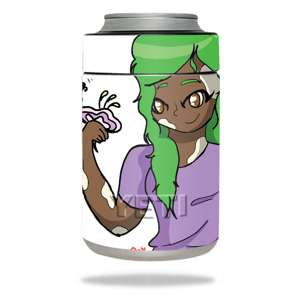 Picture of MightySkins YERAMCOL-Butterfly Friend Skin for Yeti Colster - Butterfly Friend