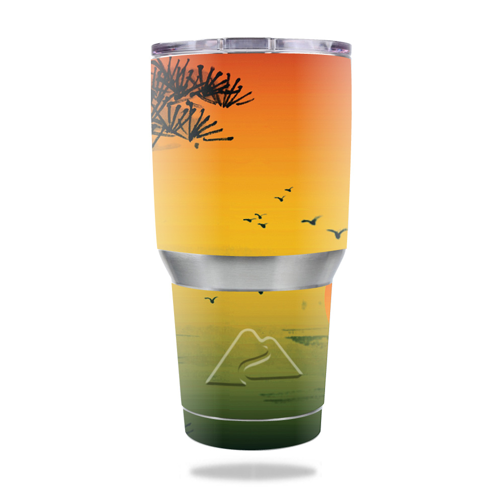 Picture of MightySkins OZTUM30-Japanese Sunset Skin for Ozark Trail 30 oz Tumbler - Japanese Sunset