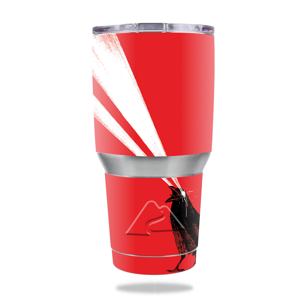 Picture of MightySkins OZTUM30-Laser Crow Skin for Ozark Trail 30 oz Tumbler - Laser Crow