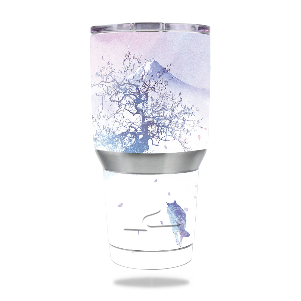 Picture of MightySkins OZTUM30-Long Way To Fuji Skin for Ozark Trail 30 oz Tumbler - Long Way To Fuji