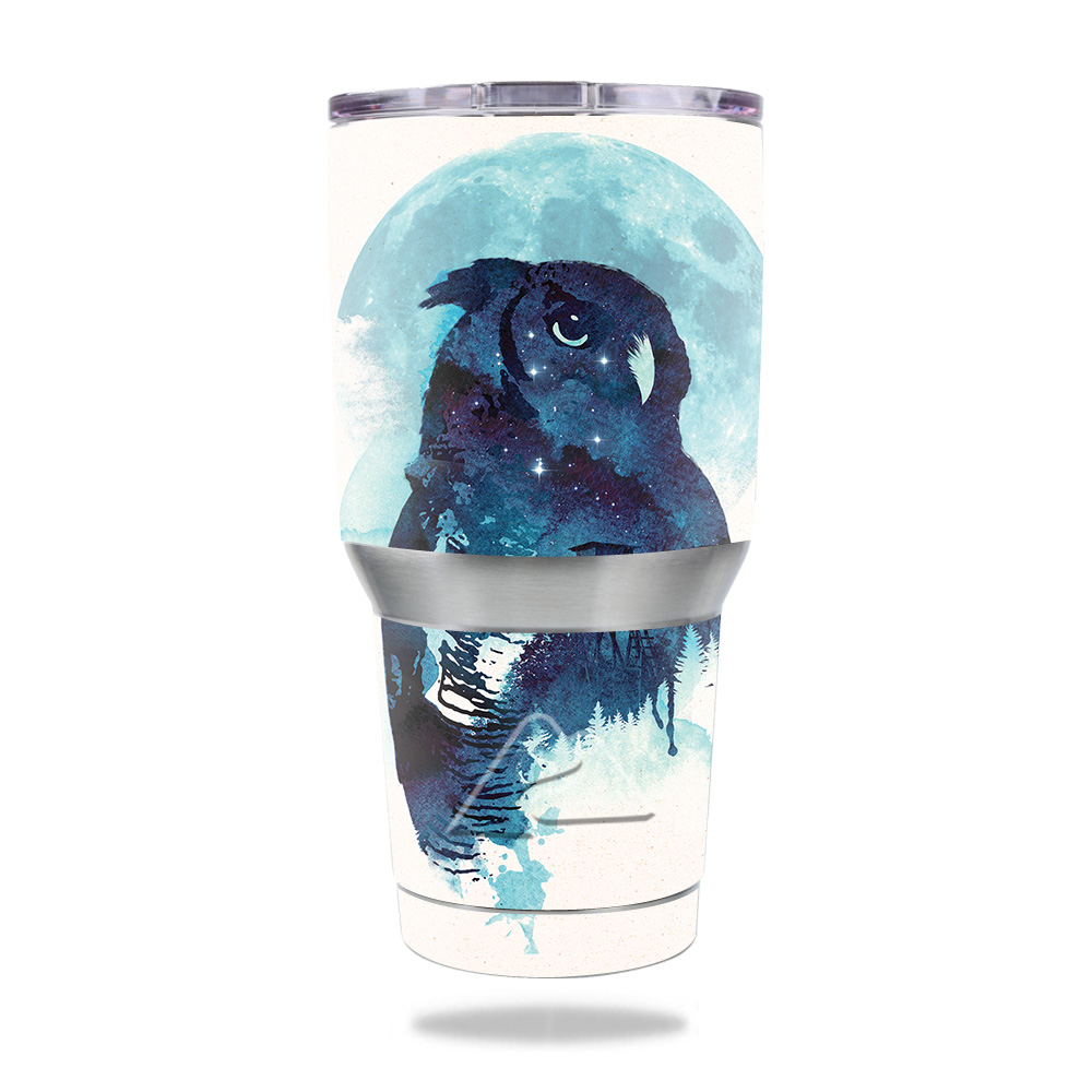Picture of MightySkins OZTUM30-Midnight Owl Skin for Ozark Trail 30 oz Tumbler - Midnight Owl