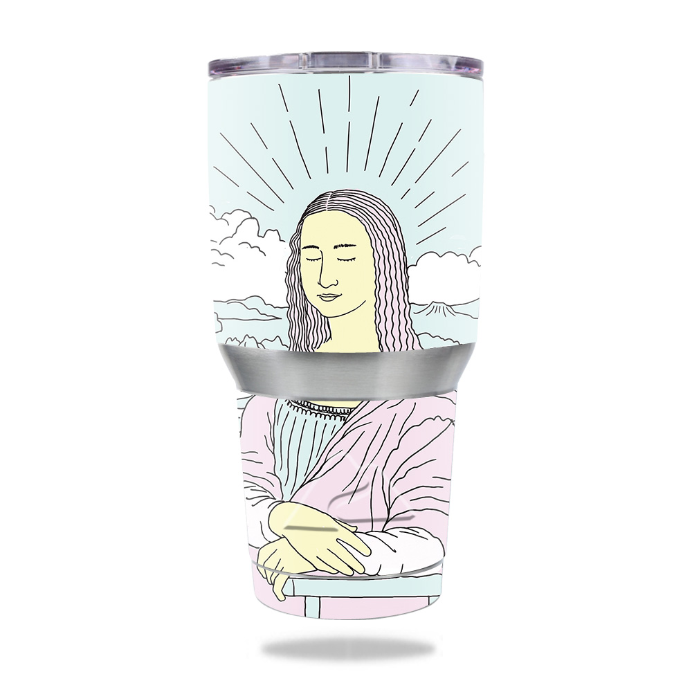 Picture of MightySkins OZTUM30-Modern Lisa Skin for Ozark Trail 30 oz Tumbler - Modern Lisa