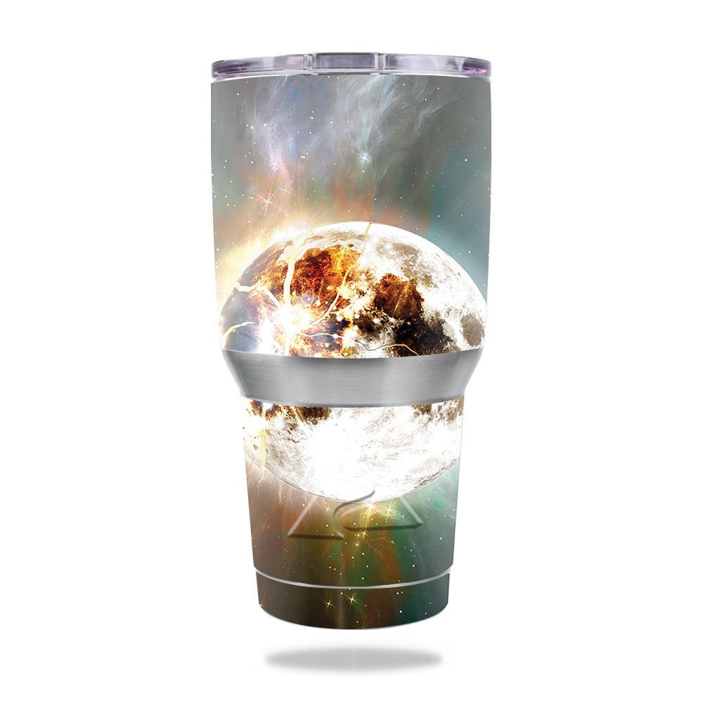 Picture of MightySkins OZTUM30-Moon Explosion Skin for Ozark Trail 30 oz Tumbler - Moon Explosion