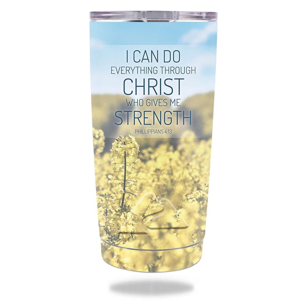 Picture of MightySkins OZTUM20-Through Christ Skin for Ozark Trail 20 oz Tumbler 2016 - Through Christ