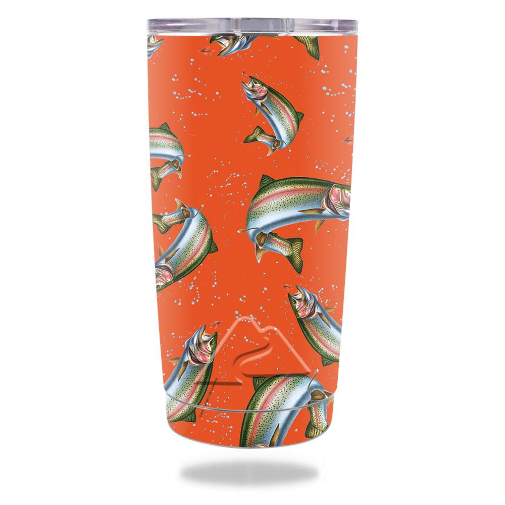 Picture of MightySkins OZTUM20-Trout Collage Skin for Ozark Trail 20 oz Tumbler 2016 - Trout Collage