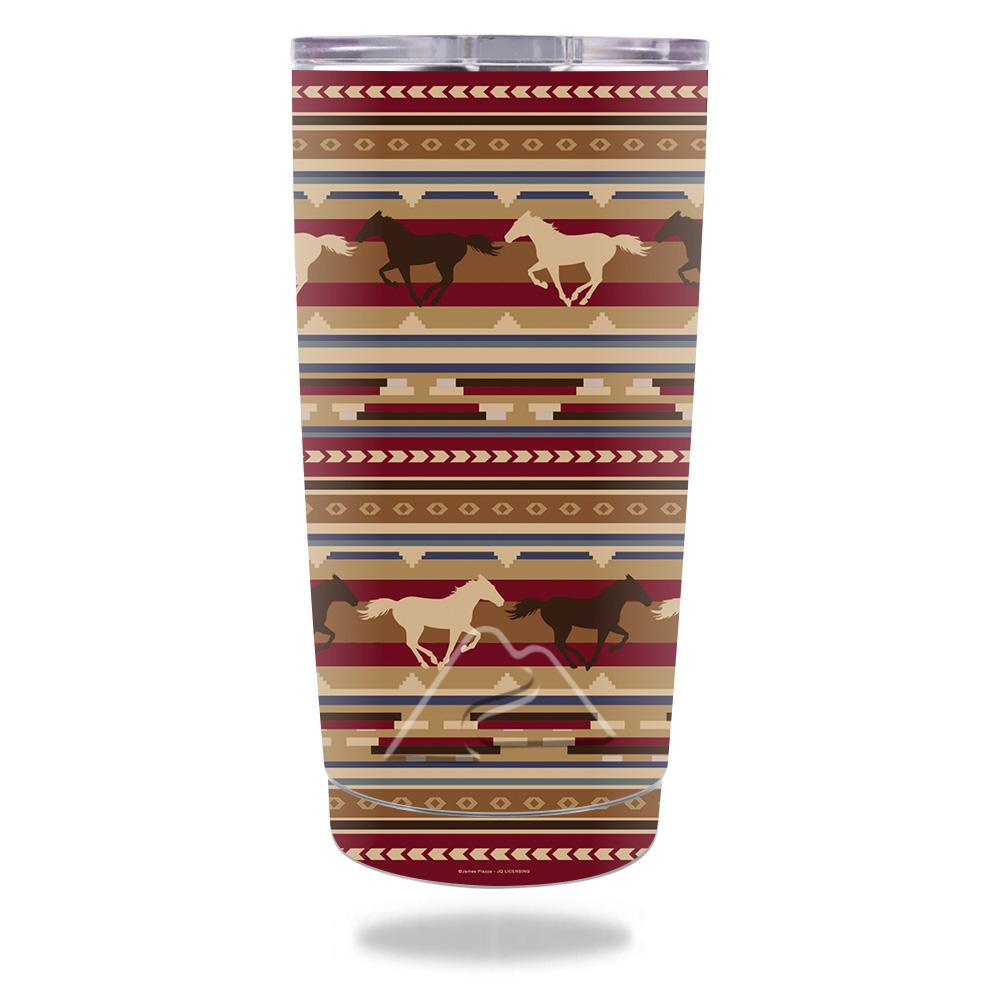 Picture of MightySkins OZTUM20-Western Horses Skin for Ozark Trail 20 oz Tumbler 2016 - Western Horses