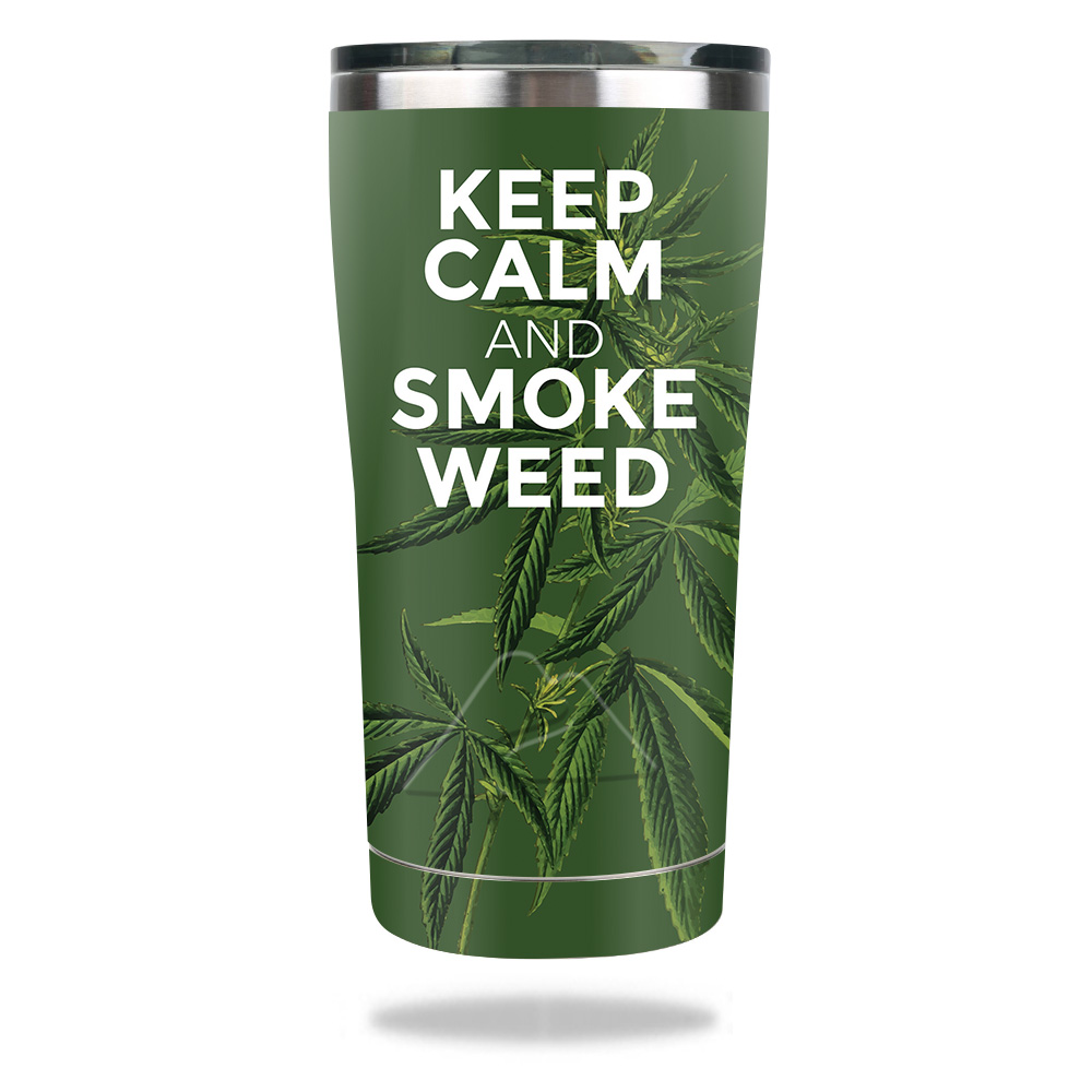Picture of MightySkins OZTUM2017-Smoke Weed Skin for Ozark Trail 20 oz Tumbler 2017 - Smoke Weed