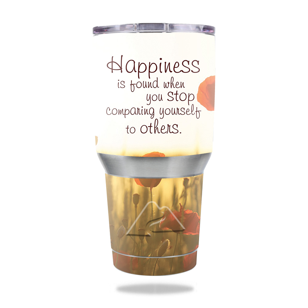 Picture of MightySkins OZTUM30-Be Happy Skin for Ozark Trail 30 oz Tumbler - Be Happy