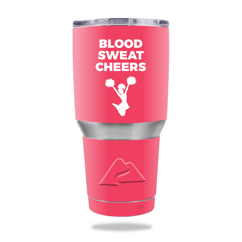 Picture of MightySkins OZTUM30-Blood Sweat Cheers Skin for Ozark Trail 30 oz Tumbler - Blood Sweat Cheers