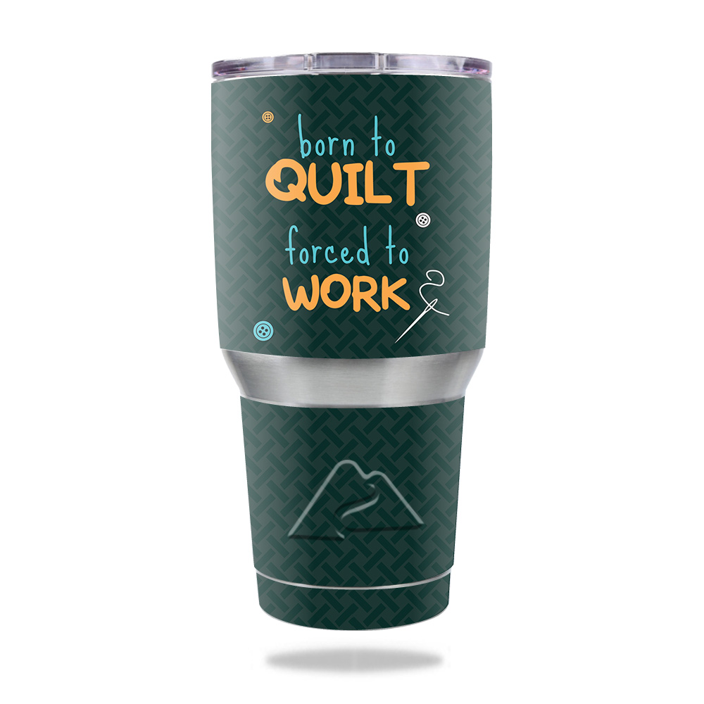 Picture of MightySkins OZTUM30-Born To Quilt Skin for Ozark Trail 30 oz Tumbler - Born To Quilt