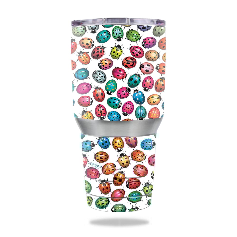 Picture of MightySkins OZTUM30-Color Bugs Skin for Ozark Trail 30 oz Tumbler - Color Bugs