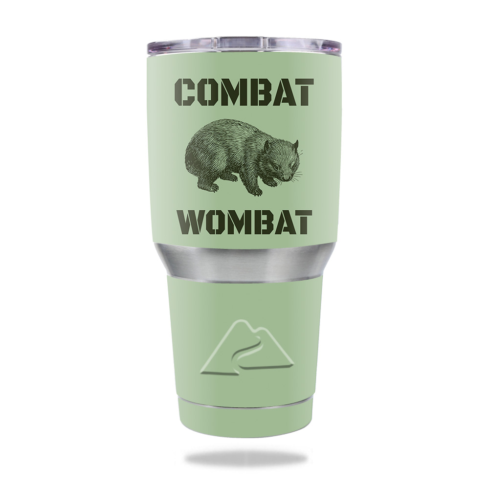 Picture of MightySkins OZTUM30-Combat Wombat Skin for Ozark Trail 30 oz Tumbler - Combat Wombat