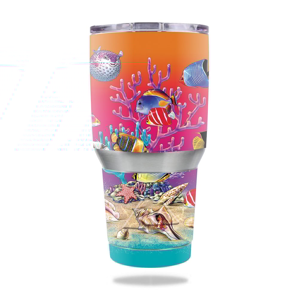 Picture of MightySkins OZTUM30-Coral Garden Skin for Ozark Trail 30 oz Tumbler - Coral Garden