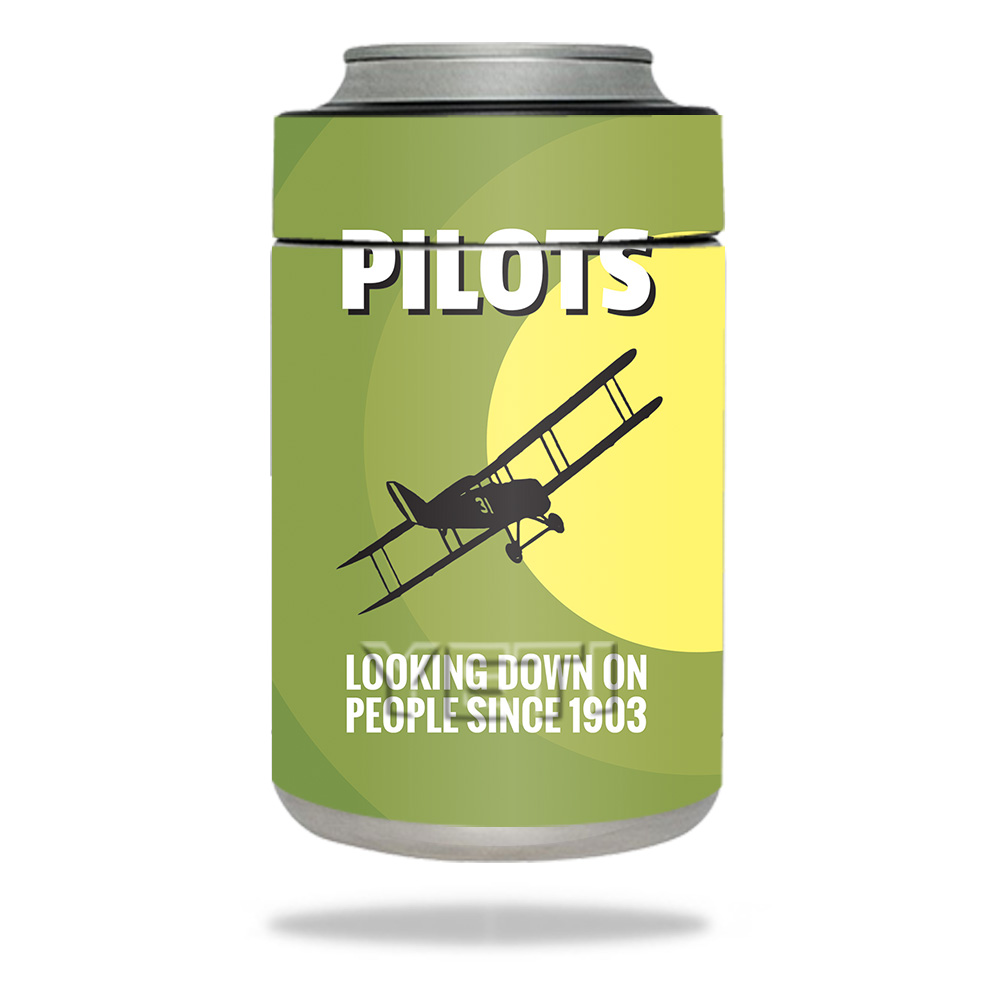Picture of MightySkins YERAMCOL-Pilots Skin for Yeti Rambler Colster - Pilots