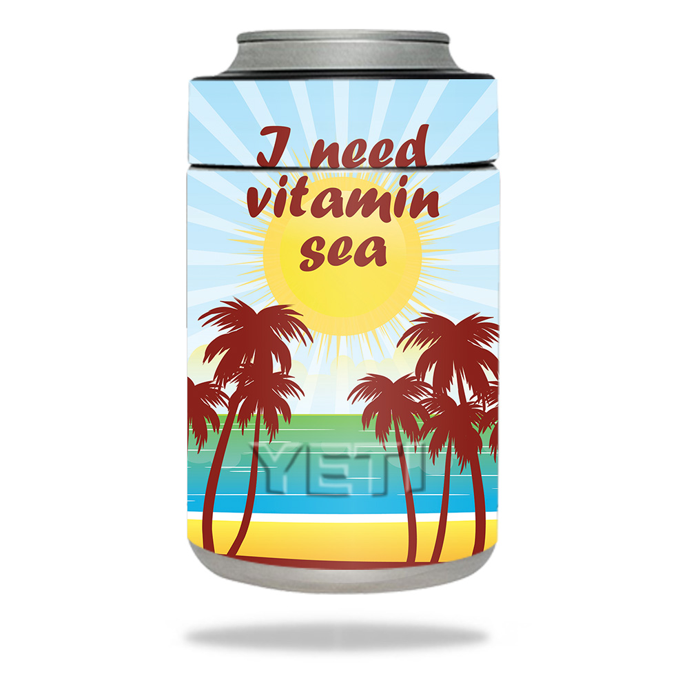 Picture of MightySkins YERAMCOL-Vitamin Sea Skin for Yeti Rambler Colster - Vitamin Sea