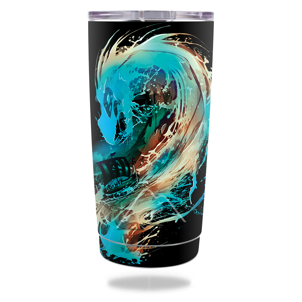 Picture of MightySkins OZTUM20-Big Wave Skin for Ozark Trail 20 oz Tumbler 2016 - Big Wave