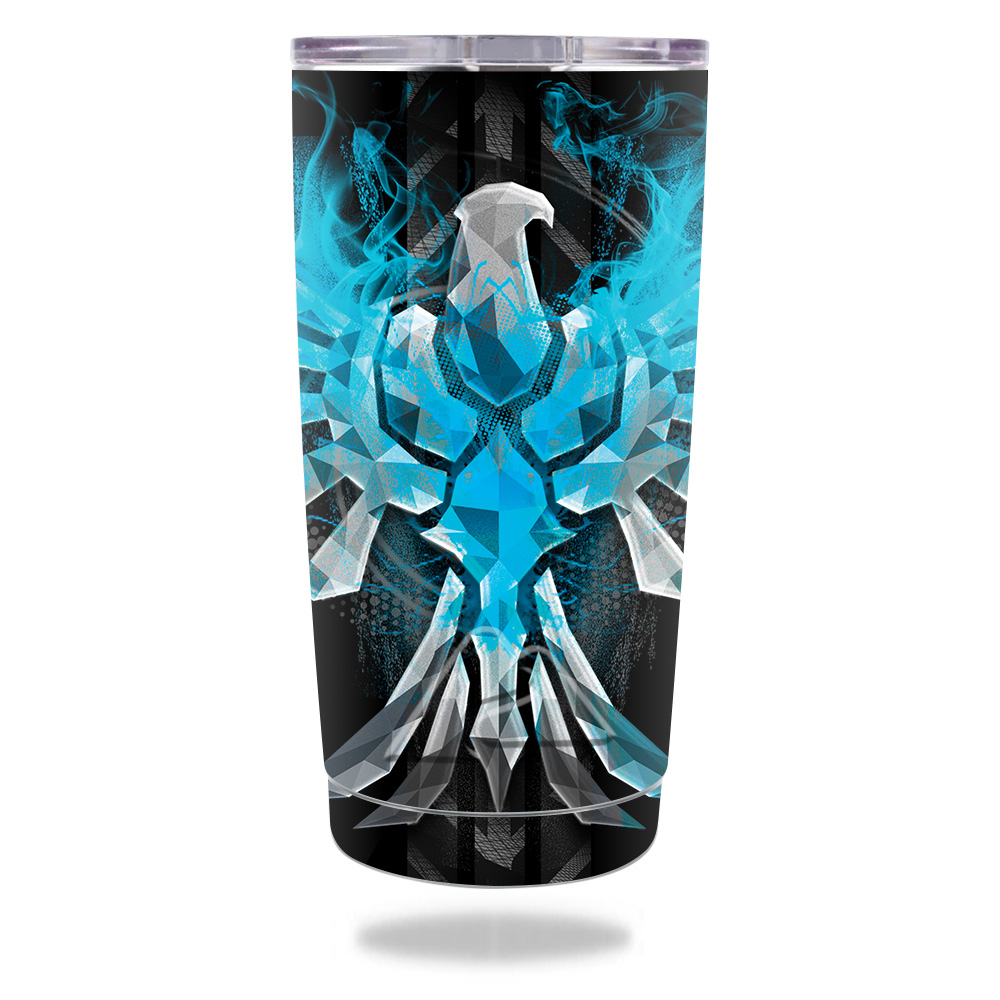 Picture of MightySkins OZTUM20-Blue Reborn Skin for Ozark Trail 20 oz Tumbler 2016 - Blue Reborn