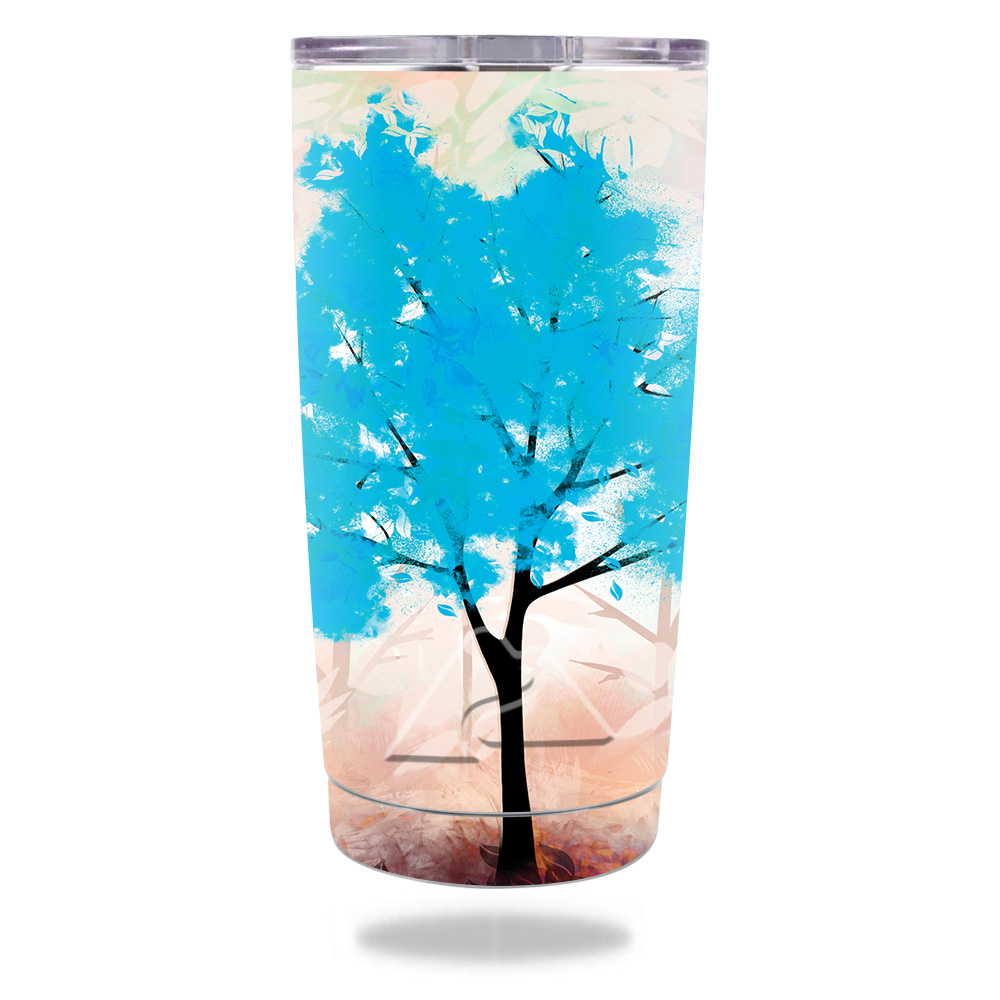 Picture of MightySkins OZTUM20-Blue Woods Skin for Ozark Trail 20 oz Tumbler 2016 - Blue Woods