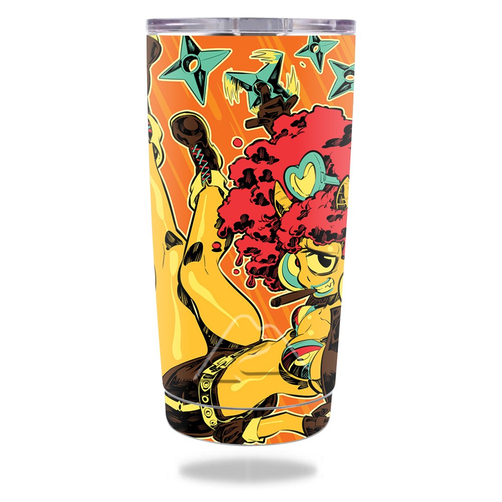 Picture of MightySkins OZTUM20-Cyclops Girl Skin for Ozark Trail 20 oz Tumbler 2016 - Cyclops Girl