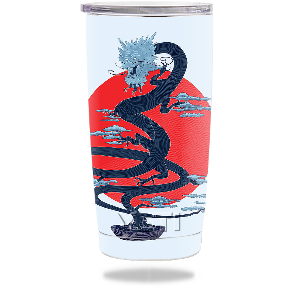 YERAM20-Dragon Bonsai Skin for Yeti 20 oz Tumbler - Dragon Bonsai -  MightySkins