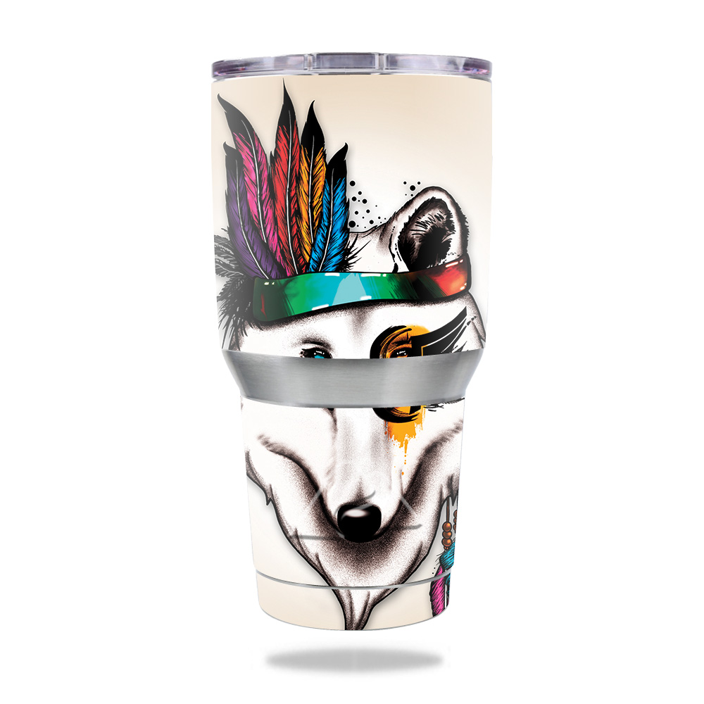 Picture of MightySkins OZTUM30-Indian Soul Skin for Ozark Trail 30 oz Tumbler - Indian Soul