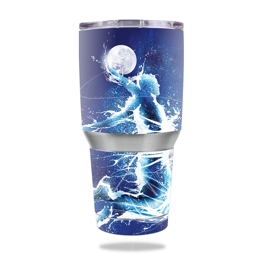 Picture of MightySkins OZTUM30-Jump To The Moon Skin for Ozark Trail 30 oz Tumbler - Jump To the Moon
