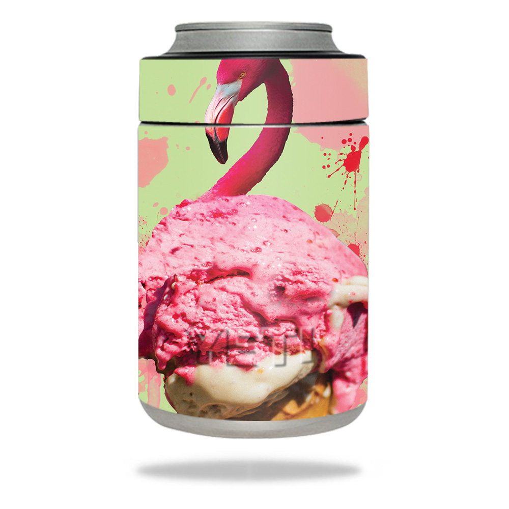 Picture of MightySkins YERAMCOL-Flamingo Ice Cream Skin for Yeti Colster - Flamingo Ice Cream