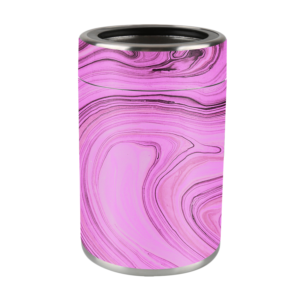 Picture of MightySkins OZCAN-Pink Thai Marble Skin for Ozark Trail 12 oz Can Wrap Cover Sticker - Pink Thai Marble