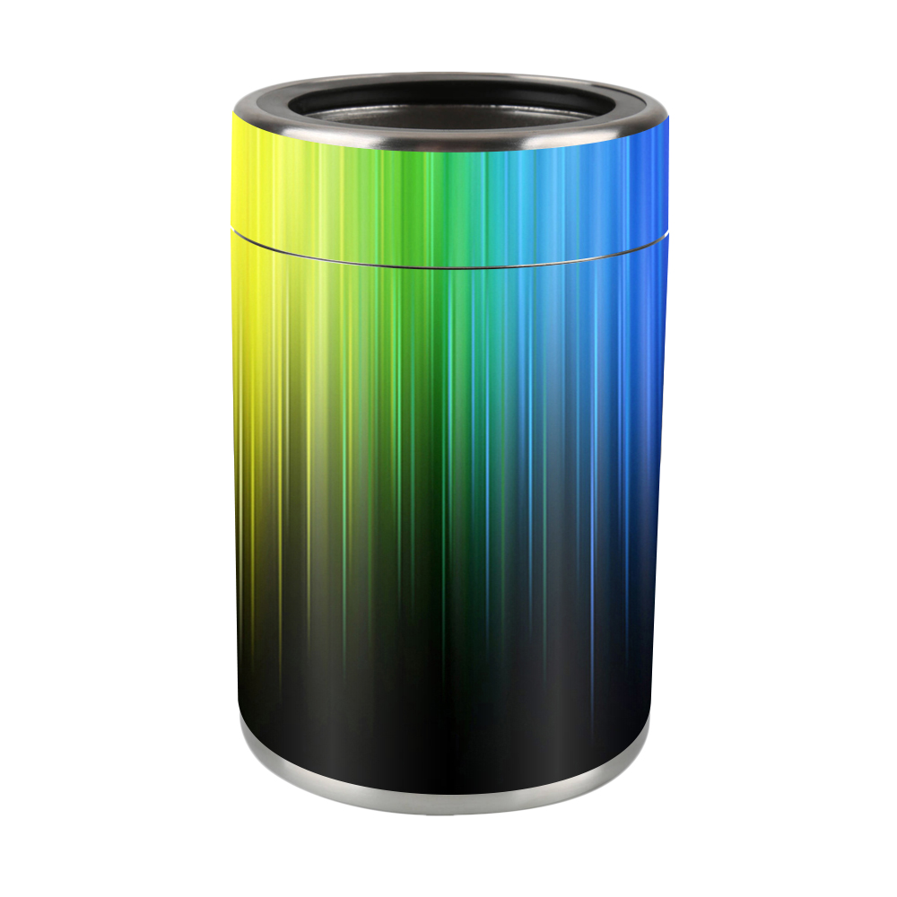 Picture of MightySkins OZCAN-Rainbow Streaks Skin for Ozark Trail 12 oz Can Wrap Cover Sticker - Rainbow Streaks