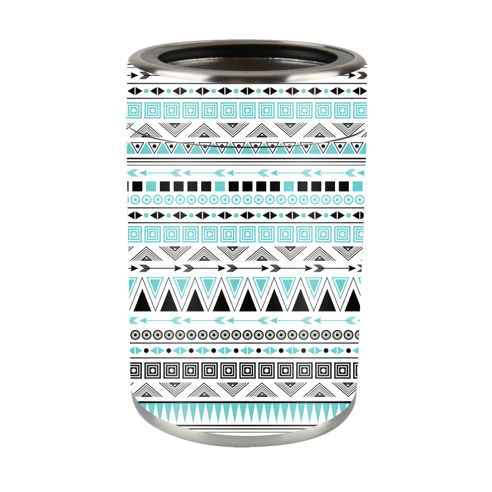 Picture of MightySkins OZCAN-Turquoise Tribal Skin for Ozark Trail 12 oz Can Wrap Cover Sticker - Turquoise Tribal