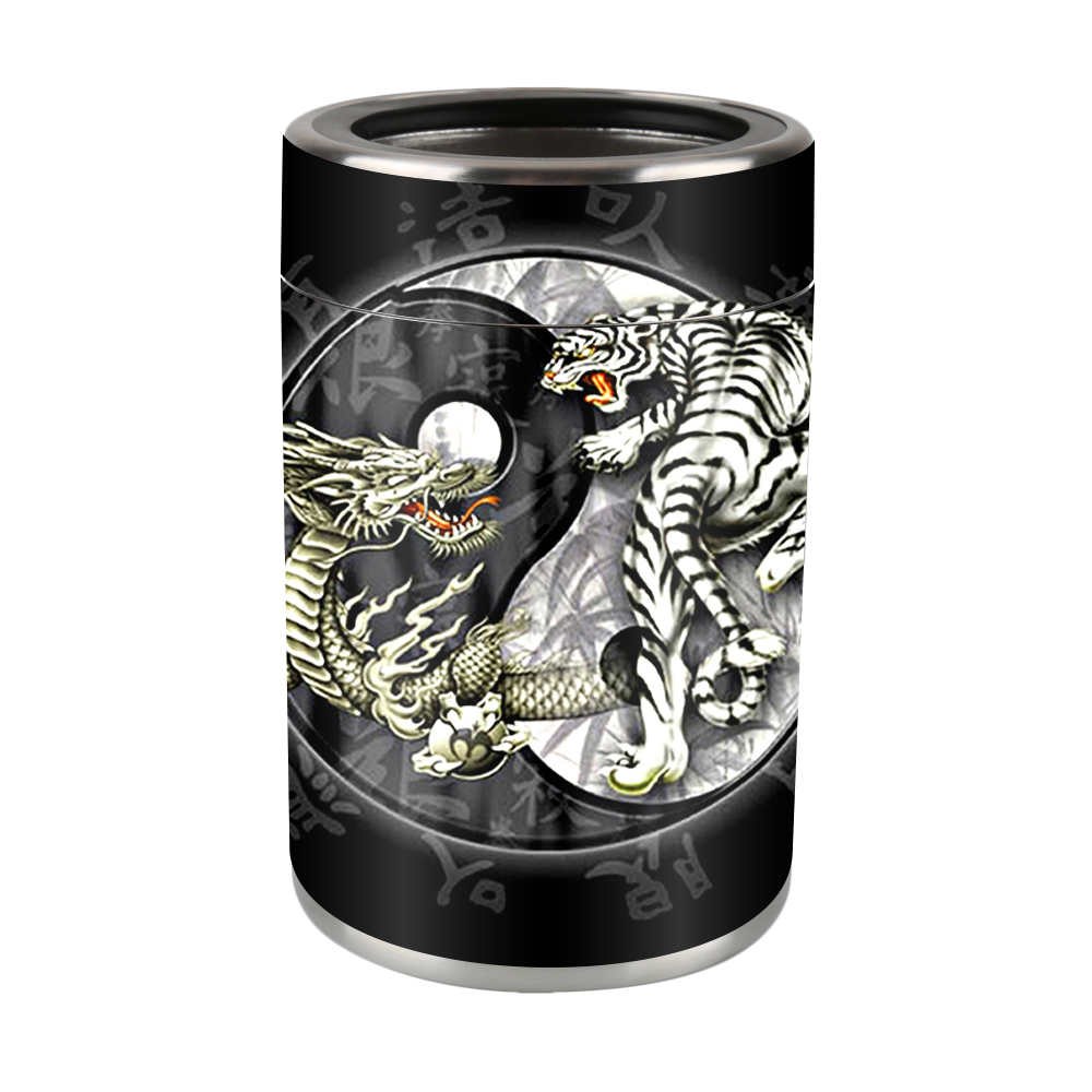 Picture of MightySkins OZCAN-Yin And Yang Skin for Ozark Trail 12 oz Can Wrap Cover Sticker - Yin & Yang