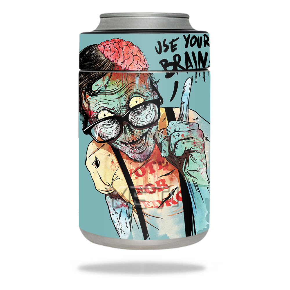 Picture of MightySkins YERAMCOL-Use Your Brain Skin for Yeti Colster - Use Your Brain