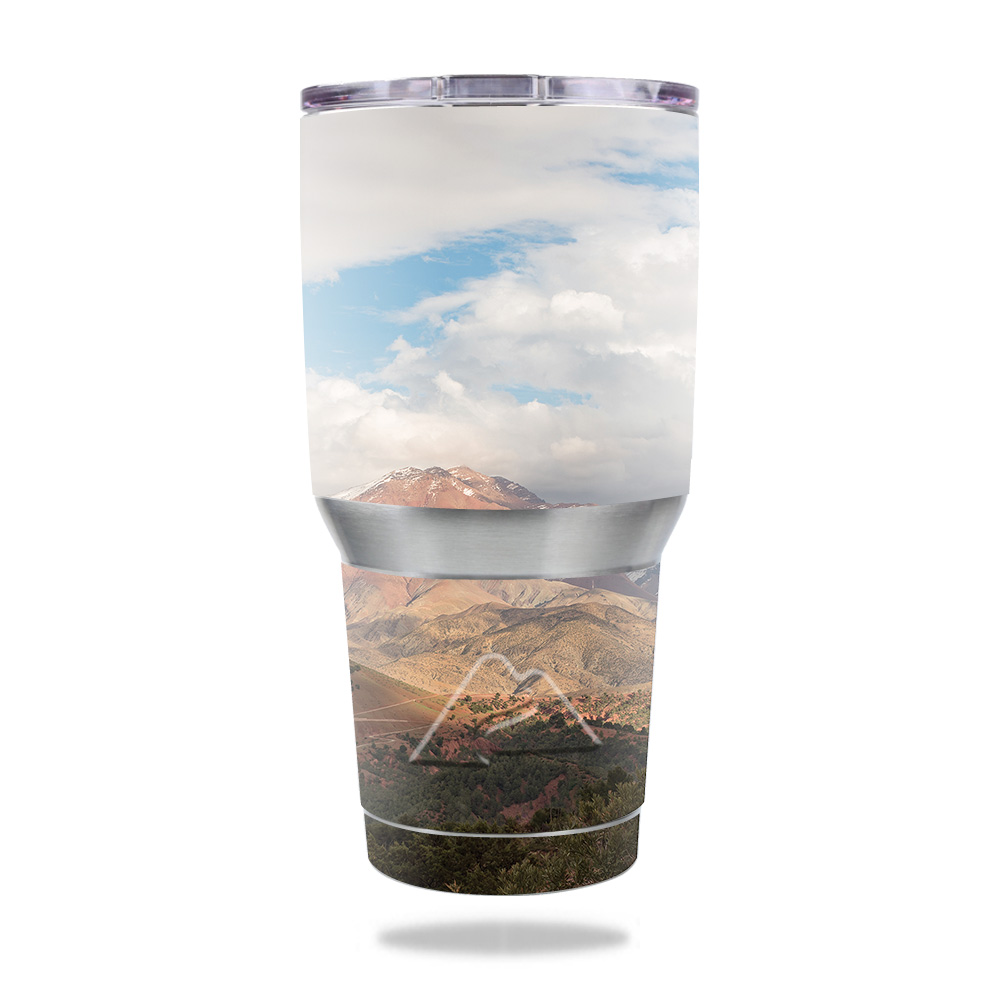 Picture of MightySkins OZTUM30-Morocco Terrain Skin for Ozark Trail 30 oz Tumbler - Morocco Terrain