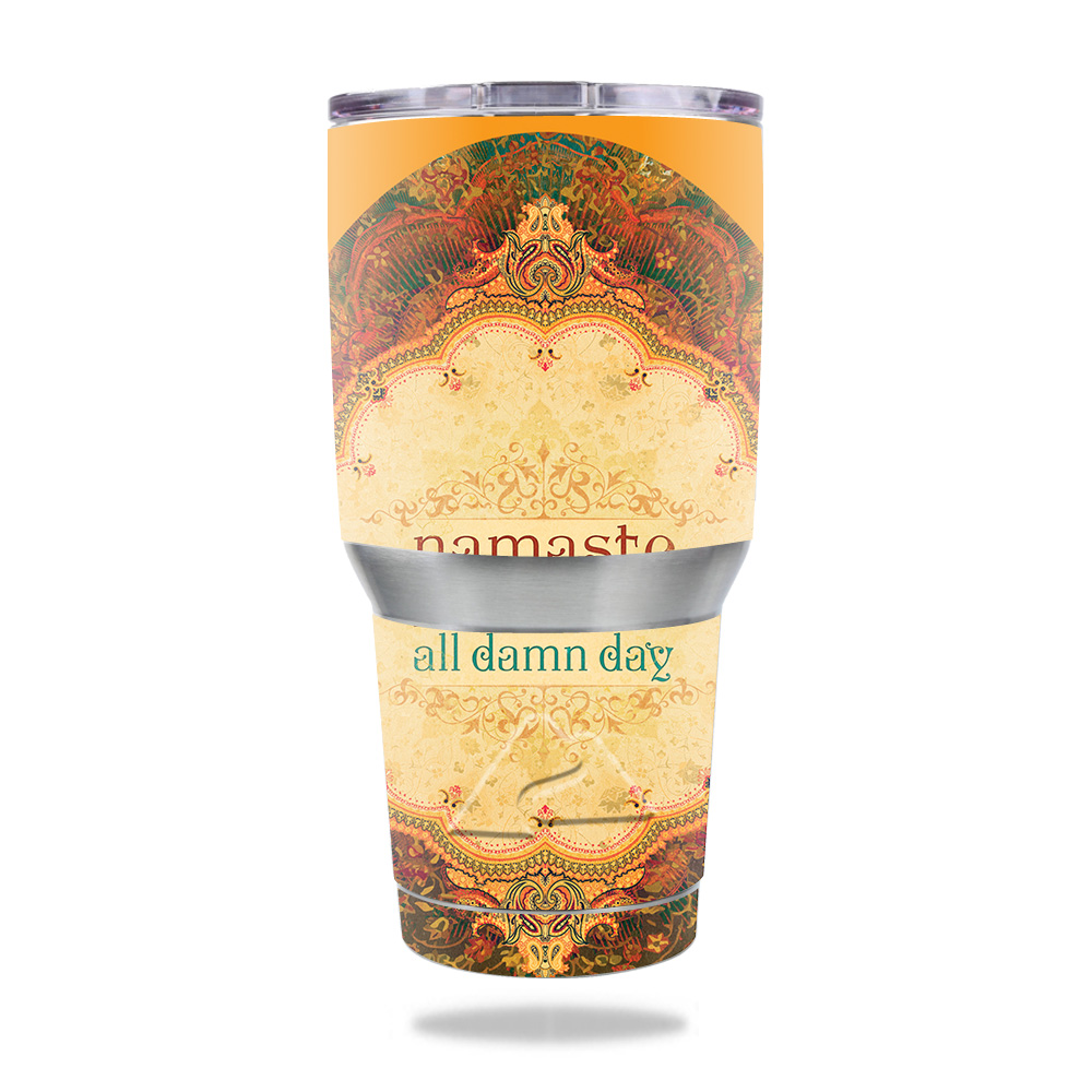Picture of MightySkins OZTUM30-Namaste All Day Skin for Ozark Trail 30 oz Tumbler - Namaste All Day