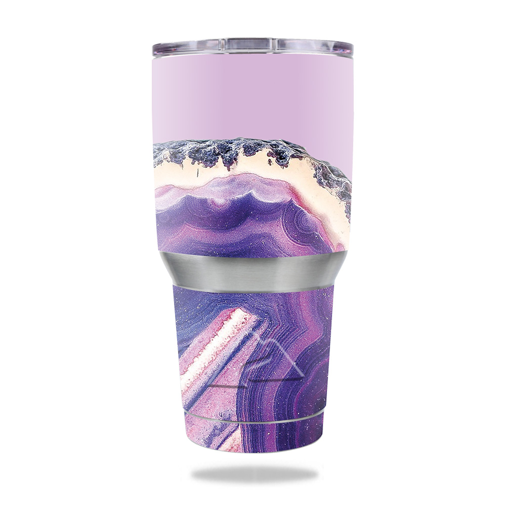 Picture of MightySkins OZTUM30-Purple Agate Skin for Ozark Trail 30 oz Tumbler - Purple Agate