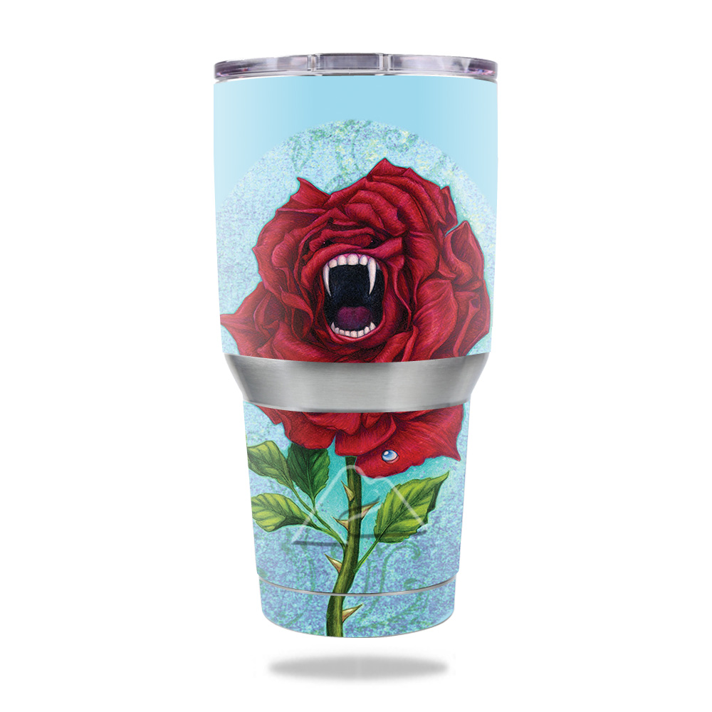 Picture of MightySkins OZTUM30-Rose Bite Skin for Ozark Trail 30 oz Tumbler - Rose Bite