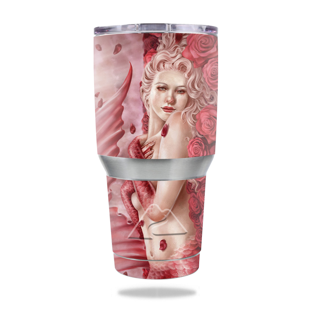 Picture of MightySkins OZTUM30-Sea Of Roses Skin for Ozark Trail 30 oz Tumbler - Sea of Roses