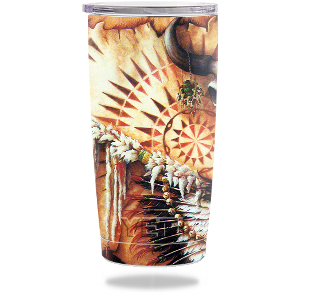 Picture of MightySkins YERAM20-Plains Medicine Skin for Yeti 20 oz Tumbler - Plains Medicine