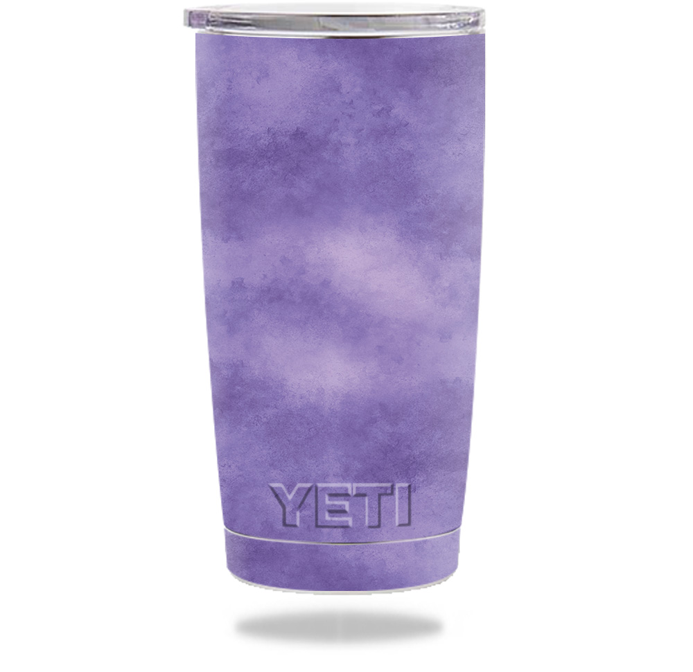 Picture of MightySkins YERAM20-Purple Airbrush Skin for Yeti 20 oz Tumbler - Purple Airbrush